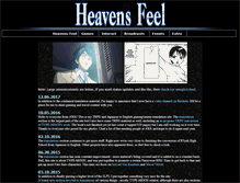 Tablet Screenshot of heavens-feel.com